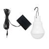 Bombilla solar de pelo liso de fábrica, bombilla de trabajo recargable LED de emergencia, luz portátil recargable para camping