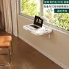 Estante de Pared, Tablero de Almacenamiento para Pared, Colgador de Pared sin Taladro, Almacenamiento de Escritorio de Computadora Montado en la Pared para Dormitorio, Almacenamiento con Tablero Perforado