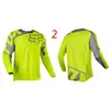 Traje de Descenso Fox, Traje de Ciclismo de Campo Traviesa, Traje de Motocicleta de Montaña para Hombre, Traje de Carrera, Camiseta de Manga Larga Transpirable de Secado Rápido