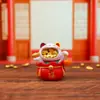 Figura Colecionável Modelo Novo com Moedas da Sorte, Caixa Surpresa Gato da Sorte, Decoração de Entrada de Sala de Estar, Ornamento Criativo para Mesa, Pequeno Presente