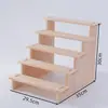 Estante para Pulseras de Madera Maciza, Estante de Exhibición para Cosméticos, Estante Escalera para Pulseras de Cuentas de Buda, Adornos de Almacenamiento para Muñecas Hechos a Mano, Exhibición de Pasadores
