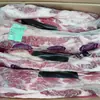 Carne de Pechuga Trasera y Flanco de Angus Fénix Morado Australiano 243, Carne de Res con Grasa Corte Original para Barbacoa y Hotpot, Carne Marmoleada