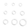 Anillos Abiertos de Plata de Ley S925 Anillos Conectores Redondos DIY para Pulseras, Collares, Pendientes y Joyería Anillos Abiertos de Plata 925