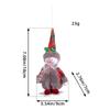 Colgante de Muñeca Navideña de Amazon Adorno para Árbol de Navidad Colgante de Anciano del Bosque Muñeco Enano Colgante Pequeño Venta al por Mayor