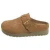 Sandalias de Plataforma Retro tipo Birkenstock con Bordado de Fuegos Artificiales para Mujer, Nuevos Zapatos Perezosos Estilo Coreano Otoño 2026