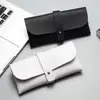 Nuevo Estuche para Gafas con Botón, Bolso de Moda y de Gama Alta para Gafas de Sol, Bolsa Suave Portátil Personalizada, Accesorios para Gafas, Estuche con Espejo al por Mayor