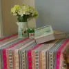 Mantel Estilo Tailandés del Sudeste Asiático Estilo Étnico Xizang, Mantel Redondo Exótico Estilo Americano para Mesa de Café