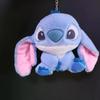 Colgante de Peluche de 4 pulgadas Stitch Oso Fresa Mickey Minnie Dumbo de Tres Ojos Adornos para Pastel