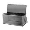 Bolsa Horizontal para Edredón de Ropa con Ventana Grande Transparente Larga Portátil Plegable Inodora Transpirable Bolsa de Almacenamiento para Edredón Na Ying