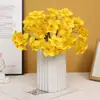 6 manojos de narcisos flores de simulación sesión de fotos de boda flores falsas de simulación decoración de sala de estar en casa arreglo floral en jarrón venta al por mayor
