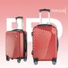 Maleta Carrito de Regalo Personalizada al por Mayor Rueda Universal Maleta ABS Rayada para Hombres y Mujeres Candado Personalizado Maleta de Cabina