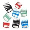 Accesorios para Cortapelos de Hombre Resuxi Set Colorido de 8 Piezas Peine Límite para Cabeza de Aceite Cortapelos Eléctrico con Placa Metálica Diseño Silencioso