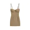 Elegante Vestido Bodycon Corsé de Espina de Pescado con Falda Corta Ajustada a la Cadera, Vestido Strapless Sexy de Nicho Estilo Tailandés para Primavera/Verano