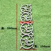 Acessórios para Corrimão de Grade de Ferro Forjado Coleção de Acessórios para Portão de Ferro Forjado Acessórios de Flor de Ferro Forjado Decoração de Portão de Pátio Ferro Fundido
