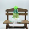 Gnomo navideño brillante transfronterizo, figura tejida sin rostro de piernas largas con luces para decoración de escena navideña