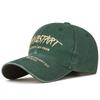 Sombrero de Moda Nuevo de Primavera y Otoño para Pareja Calle Retro Algodón Lavado Letra Bordada Parte Superior Suave Parasol Gorra de Béisbol Transfronterizo