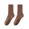Calcetines Zhuji Medias de Otoño e Invierno para Mujer Absorbentes de Sudor y Transpirables Calcetines Deportivos para Hombre y Mujer para Todo el Año Color Puro Versátiles Medias