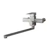 En stock: Grifo de ducha de acero inoxidable 304, mezclador de agua fría y caliente para bañera, grifo de baño de tres vías montado en la pared, instalación empotrada