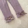 Conjunto de Otoño para Niñas 2026 Nuevo Vestido Floral Morado Infantil Conjunto de Tres Piezas Base Morada para Bebé