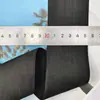 Crochê de Poliéster Faixa Elástica Preta e Branca Liso Acessórios para Vestuário Elástico Tricotado Calças Elásticas Fabricante Direto Alta Elasticidade