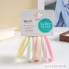 Set de 6 gomas para el pelo sin costuras, jacquard bicolor, bandas elásticas sin costuras, alta elasticidad, adecuadas para coletas de mujer, no dañan el cabello