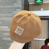 Bebé Primavera y Otoño Lindo Oso Boina Estándar Gorra Retro Personalizada ins Coreano Gorra Infantil de Visera Estilo Extranjero