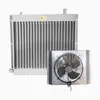 Radiador Aquecedor de Água Ventilador aletas Tubo de Alumínio Radiador de Aquecimento de Água para Fazenda de Criação Galinheiro Suíno Aquecimento para Criação de Frangos Radiador
