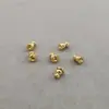 Tapones para los oídos dorados con forma de bala, Accesorios para pendientes con incrustaciones de silicona, Tapones para los oídos de platino de alta gama, Joyería para los oídos DIY, Tapones para pendientes
