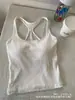 Camisole Cor de Doce Dopamina em Y Vazado Sem Costas para Mulheres, Cor Sólida, Adequado para Usar em Camadas ou Sozinho, com Bojos