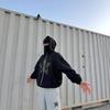 Amazon 2026 Outono e Inverno Moda Europeia e Americana Transfronteiriça Elemento Estrela Punk Camuflagem com Capuz Zíper Cardigan Moletom