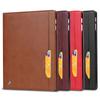 Para iPad 10 2022 funda de cuero plana Pro 12.9 pulgadas color sólido soporte de tarjeta de cuero anticaída mini7