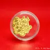 Nuevo Modelo 999 Oro Puro Pegatinas de Teléfono del Zodiaco, Pegatinas de Animales del Zodiaco para Eventos en Vivo, Regalos Promocionales al por Mayor
