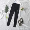 Leggings de Maternidad Primavera y Otoño Nuevo Estilo Ropa Exterior Talla Grande Ajustado Elástico Soporte para el Vientre Pantalones Casuales Adelgazantes Tipo Lápiz