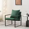 Silla de Negociación Estilo Nórdico Hogar Sala de Estar Dormitorio Oficina Hierro Forjado Sofá Perezoso Silla de Lujo Ligero Silla de Sofá Individual