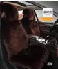 Cojín para asiento de coche de invierno de felpa sin atar lana de imitación felpa larga nueva cojín universal para asiento de coche con respaldo