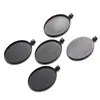 Accesorios para joyería de aleación DIY 40*30mm diámetro interior gema del tiempo colgante de fondo ovalado colgante C01