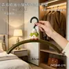 Perchero con forma de figura que lleva sombrero, temática de bosque, para el hogar, perchero sin marcas para dormitorio, tendedero de ropa