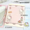 Bloco de Notas Estilo Prancheta B5 Gatinho Cartoon com Páginas Coloridas, um Caderno de Recados Portátil para Anotar Notas e Mensagens