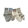Calcetines Finos Rayados de Verano para Perros Pequeños, Estilo Coreano de Moda, Lindos Calcetines Rayados de Dibujos Animados Japoneses con Bloques de Color para Fitness y Yoga para Mujeres