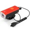 Luz de Bicicleta Bocina de Carga Faro USB Set Multifunción Luz Fuerte para Montar de Noche 180 Lúmenes Accesorios para Bicicleta de Montaña