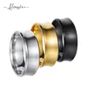Anillo de Acero Inoxidable con Forma de U de 8 mm para Hombre Temu Xiyin Venta al por Mayor Ins Personalizado Creativo Fábrica de Origen Venta Directa