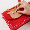 Navidad Regalo Pequeño Juguetes para Niños Paquete de Material DIY Hecho a Mano Mochila de Ciervo Diseño para Fiesta de Jardín de Niños