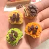 Galletas Sandwich Oreo Creativas DIY Pasador Pegamento de Crema Accesorios Piezas de Resina Materiales de Decoración
