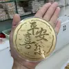 520 Regalo Día de la Madre Oro Puro Moneda de Oro 999 50mg Princesa, Que Te Hagas Rico Feliz Cumpleaños Moneda de Oro Artesanía de Oro
