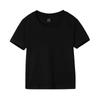 Playera Infantil de Color Puro con Logotipo Impreso Personalizado Uniforme de Clase para Estudiantes de Jardín de Niños y Primaria Cuello Redondo Manga Corta Camiseta Publicitaria Personalización de Ropa para Niños