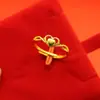 Anillos Grandes de Gypsophila Chapados en Oro de Oferta para Mujer, Varios Anillos con Forma de Corazón, Anillos con Carácter de Fortuna, Anillos para Mujer, Joyería de Oro Arena al por Mayor de Fabricantes