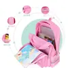 Nueva Mochila con Ruedas Estilo Británico para Estudiantes de Primaria Niñas Grado 2-6 Gran Capacidad Puede Subir Escaleras Mochila con Ruedas para Niños
