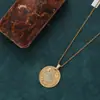 Collar Versátil Sencillo de Moda para Viajes Diarios para Mujer con Diamantes, Signos del Zodíaco Doce, Collar Serie Moneda de Oro, Cadena Artística Retro para Clavícula
