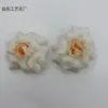Cabeças de flores de rosa artificiais para decoração de casamento, acessórios DIY feitos à mão, flores de seda multicoloridas, materiais florais de 9 cm