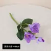 Flores de gladíolo artificiais de 3 cabeças com haste curta para decorações de casamento, decoração de sala de estar, arranjos florais artificiais e materiais de design floral no atacado
